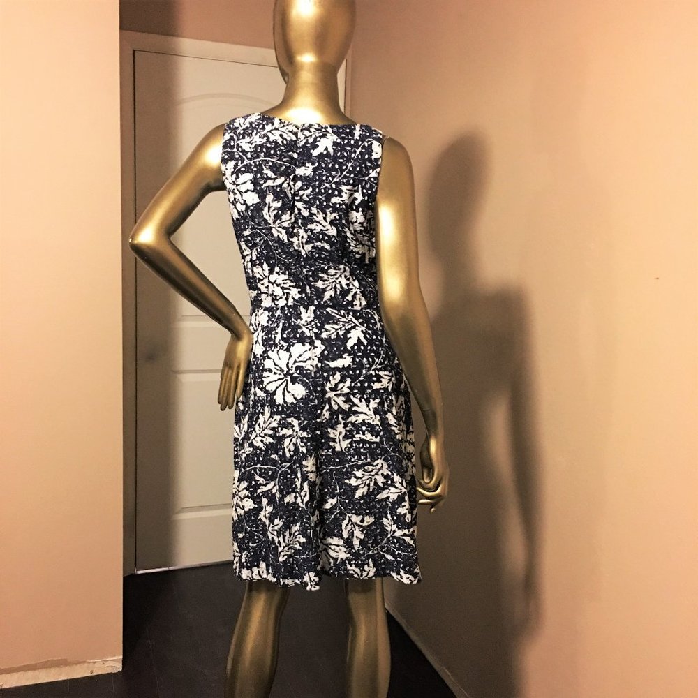 BEIGE BY ECI Blue & White Cotton Eyelet Dress - Picture 7 of 12